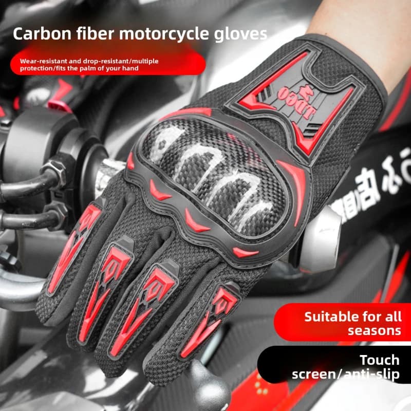 High-end Summer Motorcycle Gloves Men Women Full Finger Touch Screen Motocross Racing Gloves Motorbike Bicycle Cycling Glove