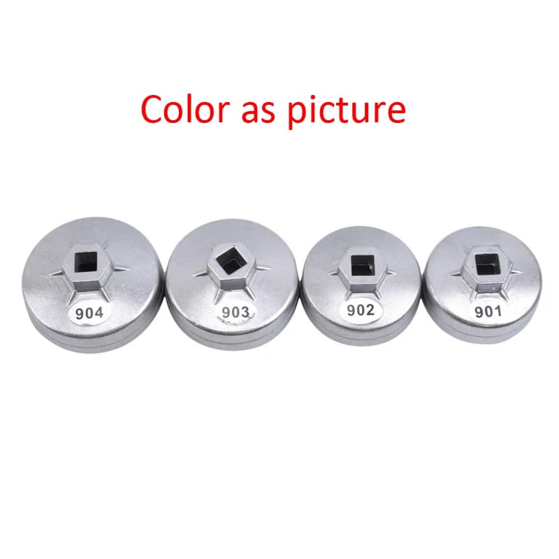 Wrench Auto Tool 1/2 Square Drive 65mm 67mm 74mm 79mm End Cap Oil Filter Wrench Auto Hand Tools Remover Tool For