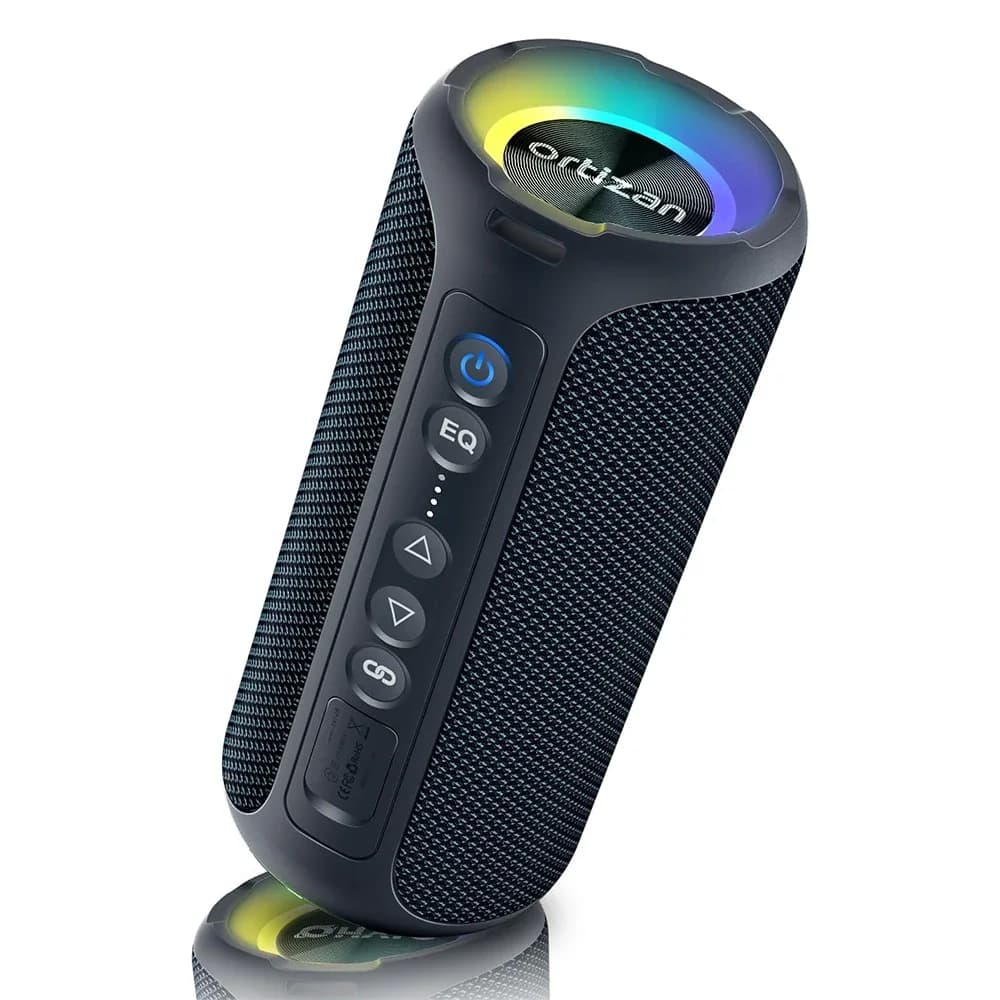 Ortizan Bluetooth Speakers 40W TWS Portable Speaker with Stereo Sound Bass, Bluetooth 5.3 Wireless USB Type C Outdoor, 6600mAh Battery