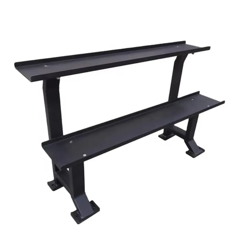 Multi-Functional Dumbbell and Kettlebell Storage Rack Commercial Gym Fitness Equipment Stable Durable Structure for Fitness