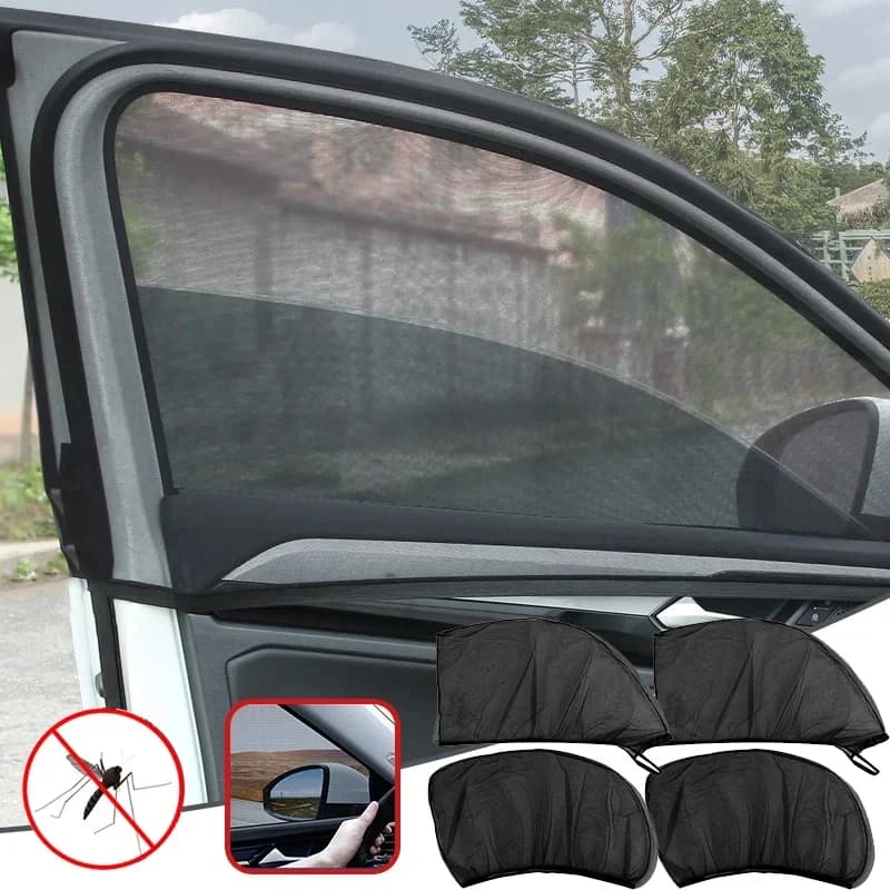 Car Window Mesh Sunshade Heat insulation and Sun Protection Strong Magnetic Sunshade Suitable For Car Side Window Sunshades
