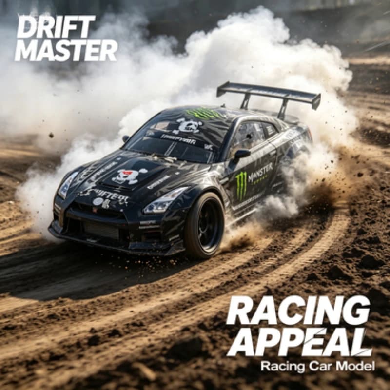 2026New 1:18 4WD RC Drift Car 2.4G Full Proportional Remote System 5-Wire Servo Full Ball Bearings Steering Stabilizer