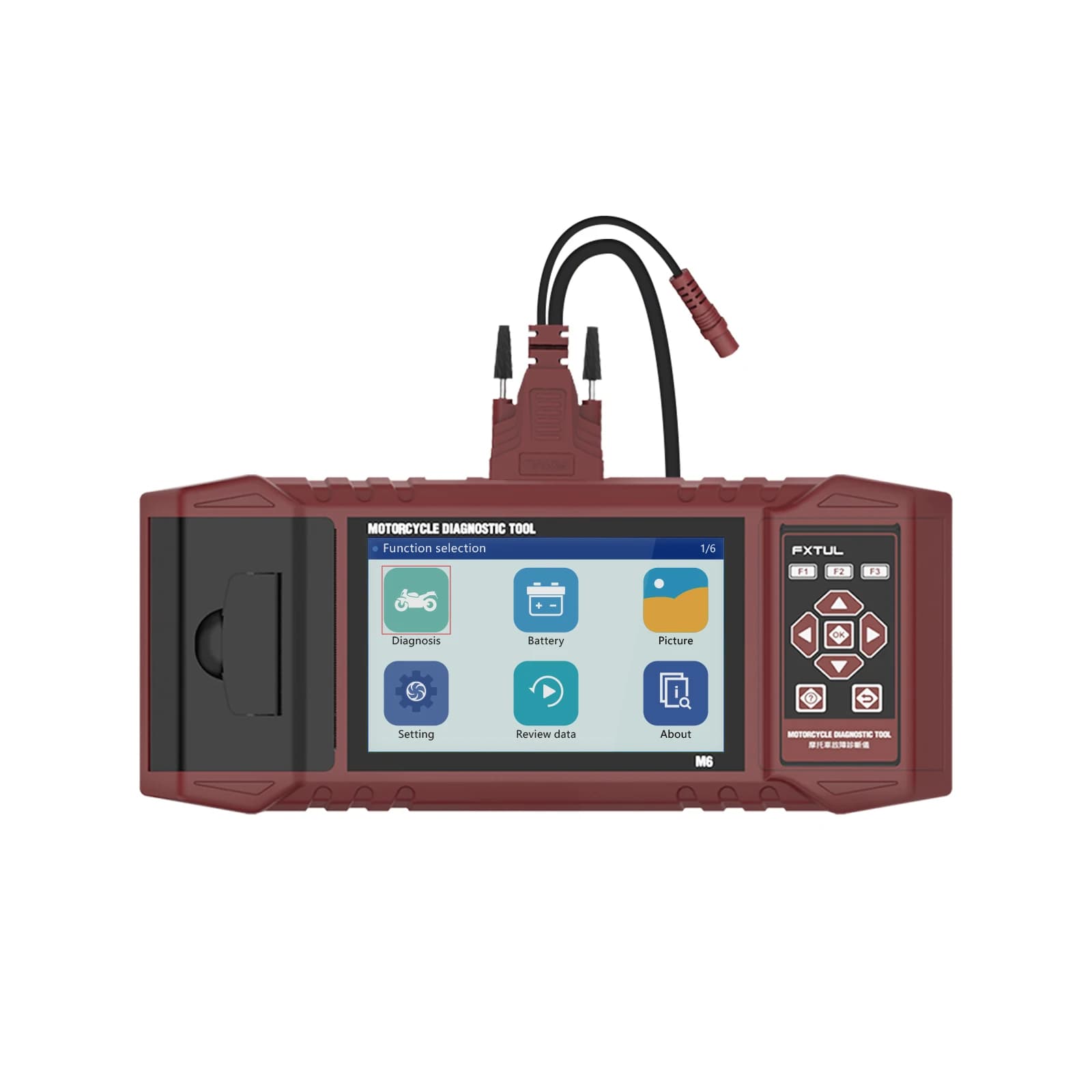NEW FXTUL M6 12V Universal Motorcycle OBD OBD2 Scanner Diagnostic Tool