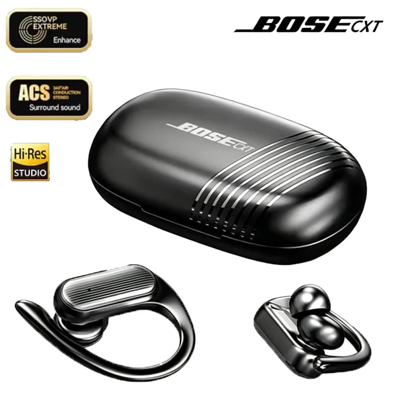 BOSECXT Wireless Earphones Bluetooth 5.3 Headsets TWS Stereo Earbuds Ear-Hook Hifi Headphones HD With Mic For Iphone And Android