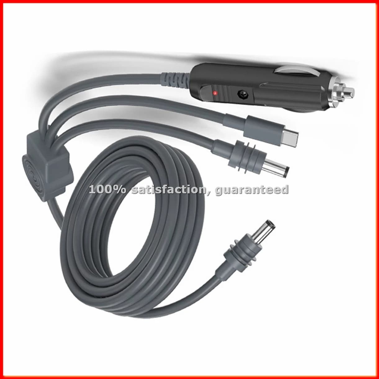 For Mini Power Cable, for Mini USB C to DC Power Cable for Mini 5.5 X 2.1mm 20AWG-ABLM