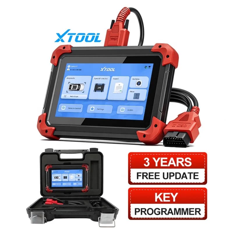 Newest D7 V2.0 OBD2 Car Scanner Automotive All System Diagnostic Tools With FCA ECU Coding Car Key Programmer 36+ Resets