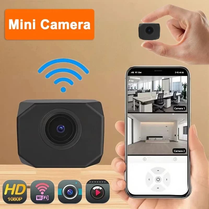 New 1080P HD Mini WiFi Camera AP Hotspot Remote Monitor Portable Small Camcorder Home Security Surveillance Smart Camera
