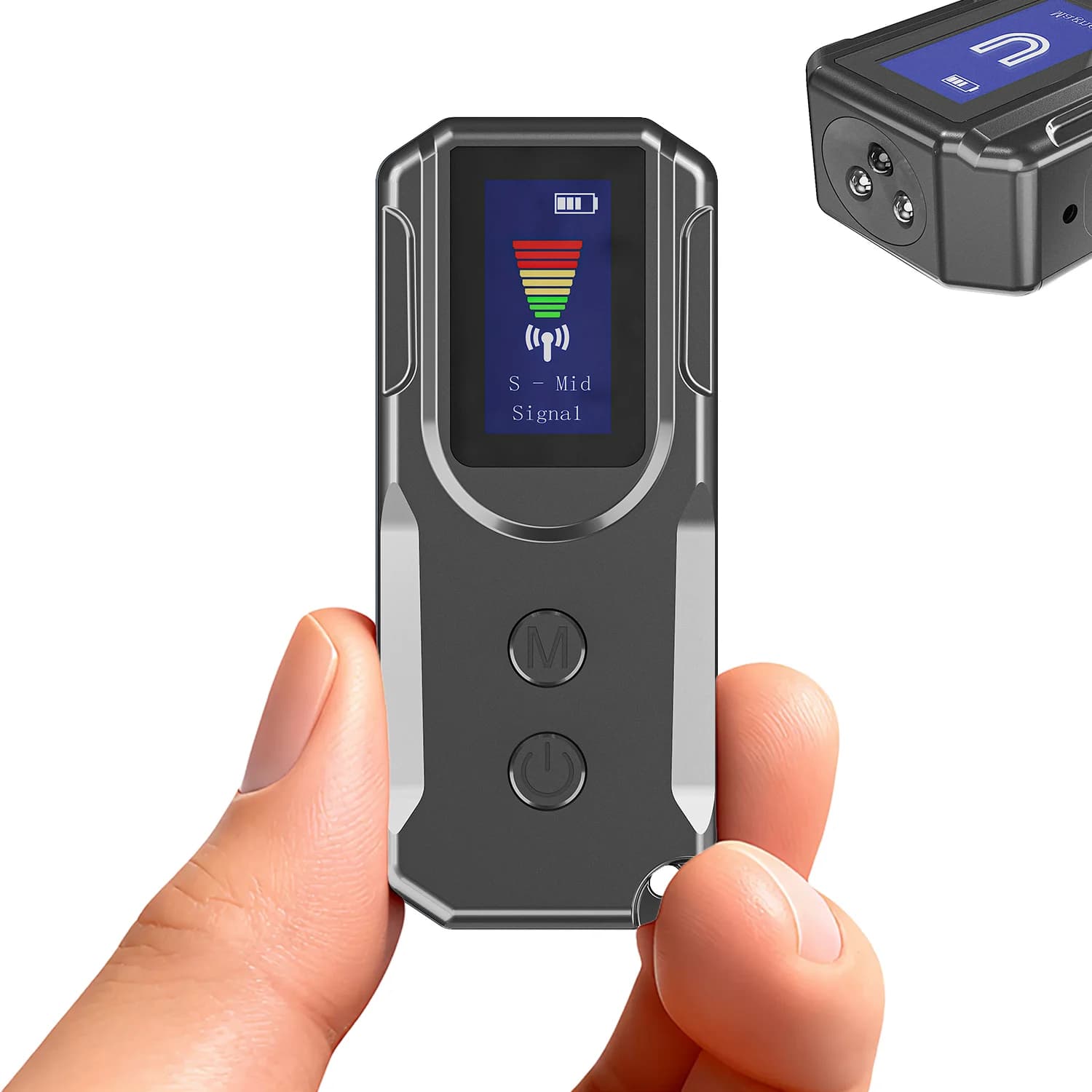 AI-Powered Portable RF Signal Scanner Hidden Camera Detector With HD Display Anti-Spy Device for Hotel And Travel Safety