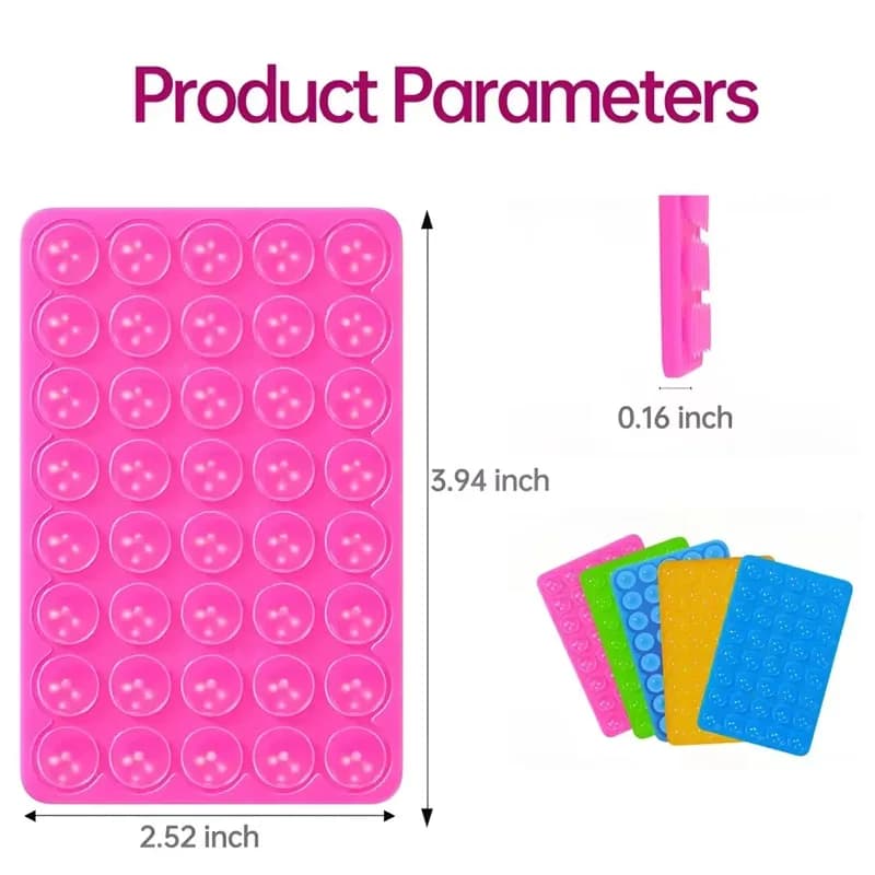 Universal Fixing Silicone Suction Mobile Phone Suction Cup Mounted Bracket Phone for iPhone Android Universal Selfies and Videos