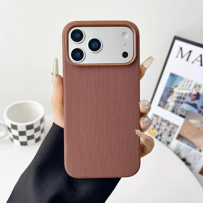 For Apple Techwoven Phone Case For iPhone 17 Pro Max 15 14 13 16 Pro Max For Magsafe Magnetic Wireless Charging Protect Cover