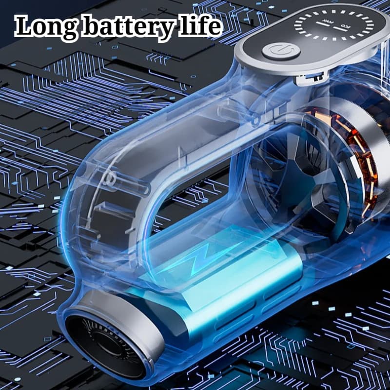 Car vacuum cleaner wireless one-button dust dump high-power portable vacuum cleaner large suction mini handheld vacuum cleaner
