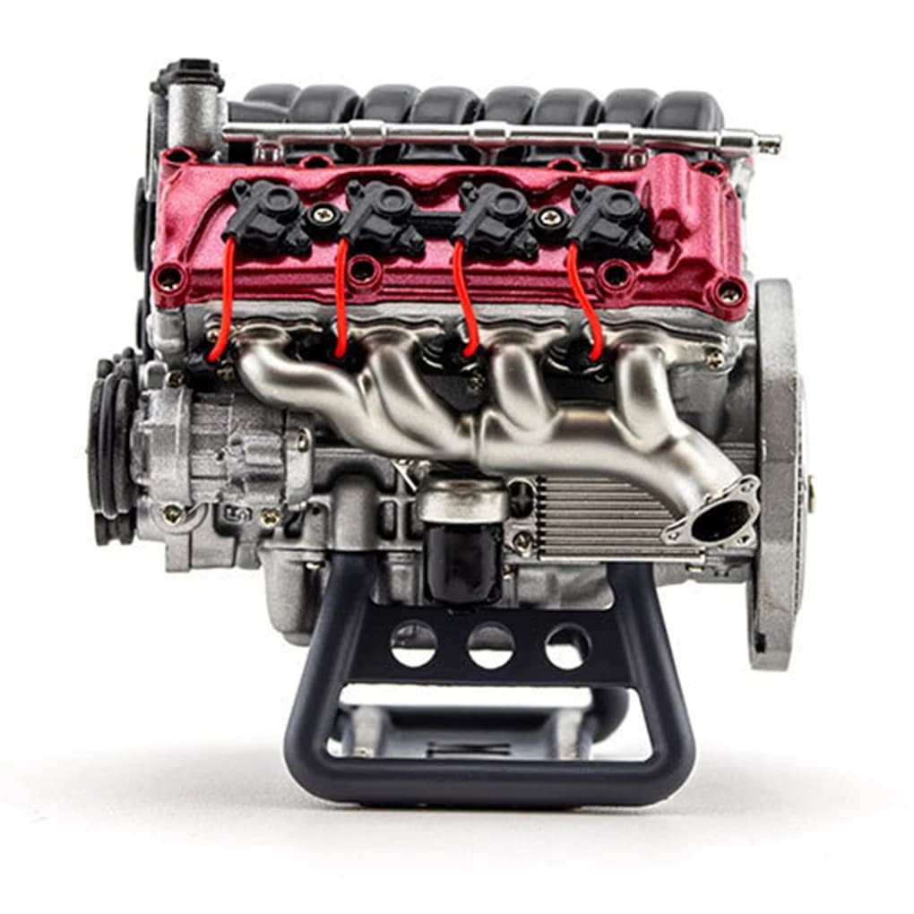 DIY MAD V8 Engine Internal Combustion Model Assembly Kit RC Full Simulation Engine for RC Car RC Engine Internal