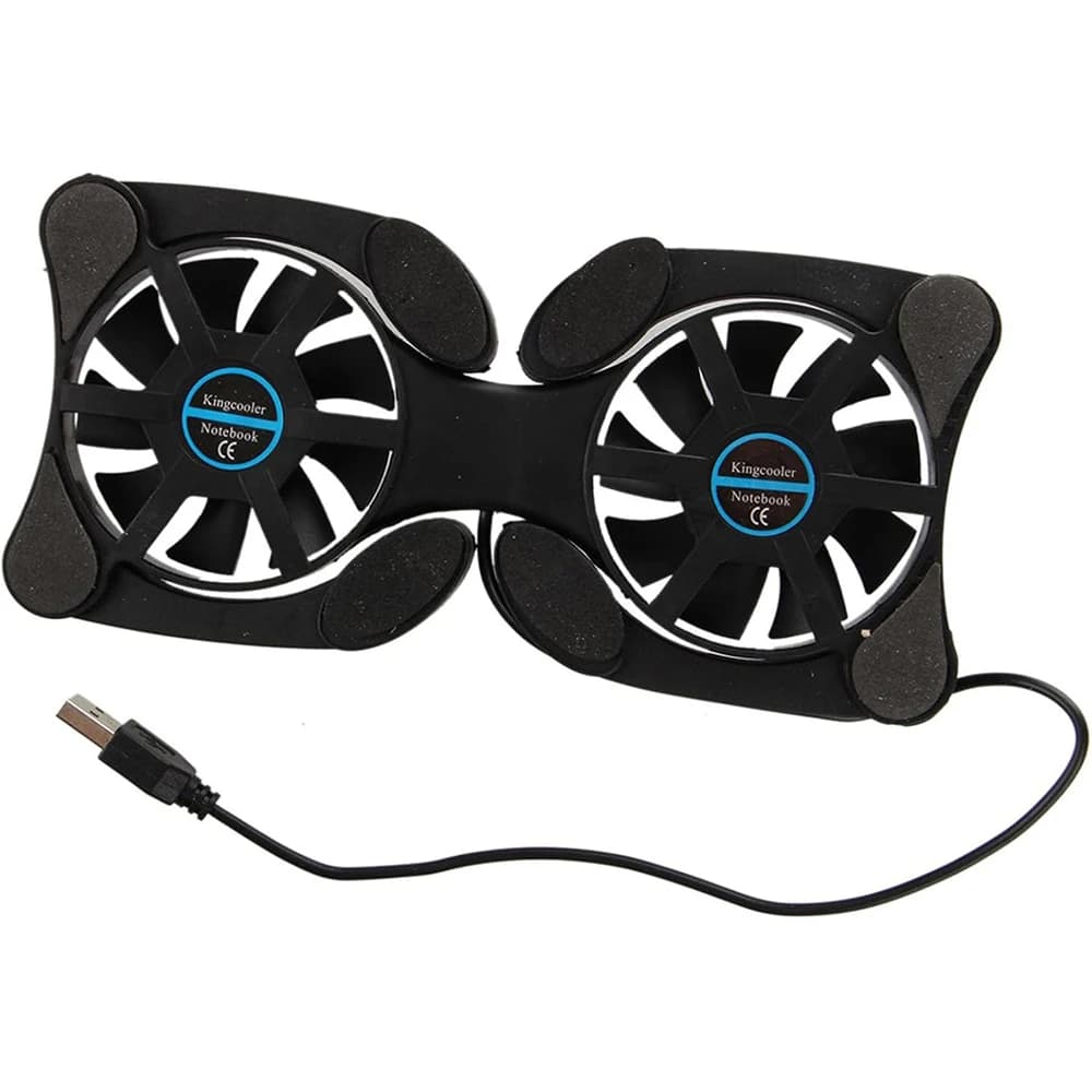 USB Mini Laptop Fan Stand Notebook Foldable Folding Fan Cooler Notebook Cooling Pad Radiator Cooler Master Computer Accessories