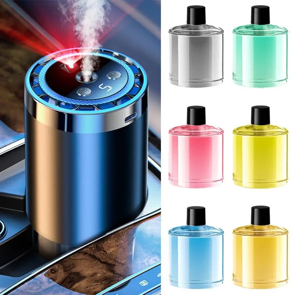 Car Air Freshener Car Aromatherapy Replacement Smell Air Freshener Automatic Auto Scent Starry Sky Ceiling Ambient Light